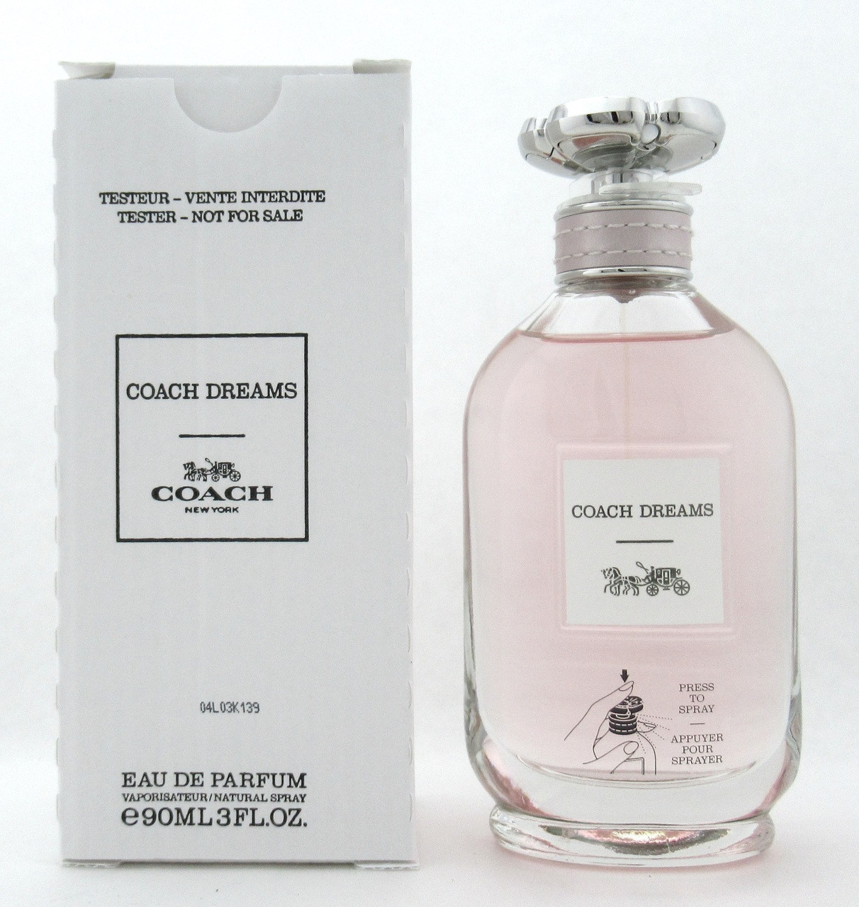 COACH DREAMS TESTER 3 OZ EAU DE PARFUM SPRAY